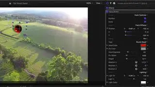 Highlighting an area of interest using a tracked 3D Pin in FCP X using DriveX powered by mocha