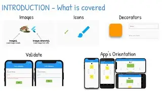Beginning Flutter - Common Widgets - Part 2 - images, icons, decorators, text field, orientation