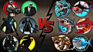 Titan Cameraman Family Vs Megalodon Team | Most Epic Video