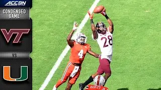 Virginia Tech vs. Miami Condensed Game | ACC Foorball 2019-20