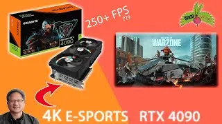 Warzone 4K 250pfs RTX 4090 an E-Sports beast