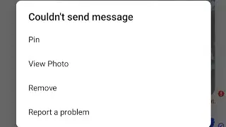 Message couldn't send messenger | Messenger bug | Messenger problem | can't sending pictures photos