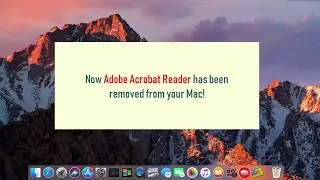 Uninstall Adobe Acrobat Reader for Mac