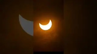 First Photographs of 2023 eclipse happening Right Now