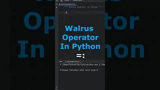 Do you know Walrus Operator in Python? #shorts #python