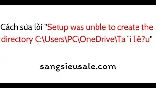 Cách sửa lỗi 