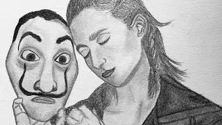 Nairobi | Money Heist | Pencil Drawing #moneyheist
