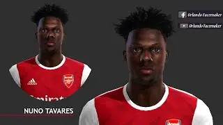 🔴 Nuno Tavares Face By Orlando Facemaker | PES 2013