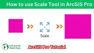 How to use scale tool in ArcGIS Pro | ArcGIS Pro Tutorial for Beginners