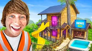 I BUILT A $25,000 DREAM TREEHOUSE!!