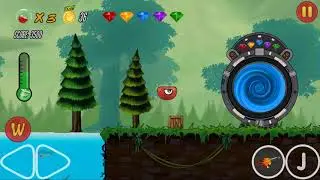 СУРОВЫЙ КРАСНЫЙ ШАРИК!СОБИРАЕМ АЛМАЗЫ!ИГРА КАК МУЛЬТФИЛЬМ! Red Ball Rush ПРОХОЖДЕНИЕ! # 2