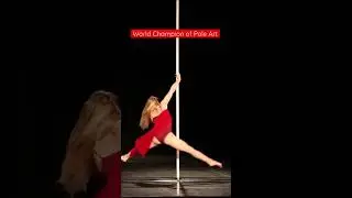 Pole Art World Champion: Olena Minina from Ukraine 🇺🇦 #poleart #poledance #agt #dance #ukraine