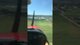 Landing in Langley Airport