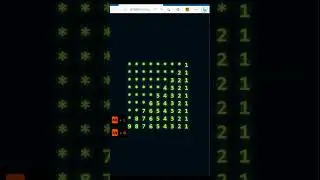 HTML CSS JS - Square Pattern - characters * and integers 