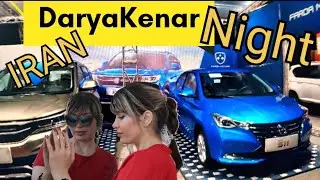#iran DARYAKENAR Town Night #walkingtours {4K}😍 Mazandaran #timelapse 2024