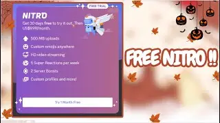 DISCORD IS GIVING AWAY FREE NITRO | 9 days left