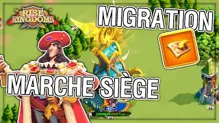 UPDATE DE MON COMPTE ! MIGRATION, MARCHE SIÈGE, INVESTISSEMENTS... | RISE OF KINGDOMS FR
