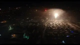 В небе на новогоднюю ночь! 2016-2017