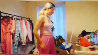 British girl farting loudly
