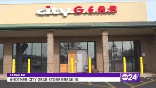 Another day, another Memphis area City Gear targeted by thieves