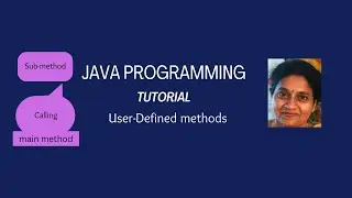 Lesson 32 User - Defined Methods Part 2-  Calling void Methods