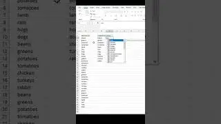 Grocery list like this #excel #exceltips #exceltricks #microsoft