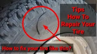 How to Vulcanize Tire Sidewall | Isuzu  MUX | Tire Repair