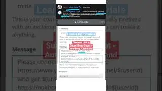 Channel Link + Subscribers Count - Auto Drop Command for Live Streamers | Learn & Go Tutorials