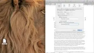 How to Create a Password Protected PDF File in Mac OS X using Pages