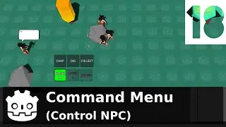 Day 18: Godot 3D Simple Command Menu (Sequence Behavior) - NhijQuang