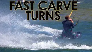 High-speed Carve Transitions (kiteboard tutorial)