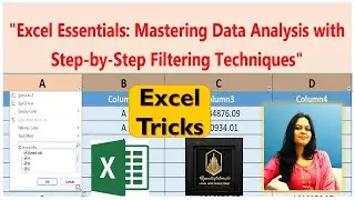 "Mastering Filters in Excel: Unleash the Power of Data Sorting and Visualization! #Rpandeytutorials