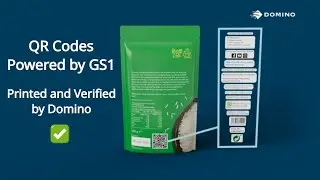 QR Codes Powered by GS1, Printed by Domino