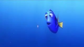 Марлин и Дори в океане медуз ... отрывок из мультфильма (В поисках Немо/Finding Nemo)2003