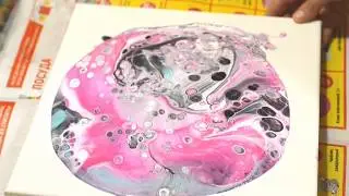 Самый простой способ акриловой заливки. Рекомендации и ошибки. Подробно/Acrylic fluid pouring .