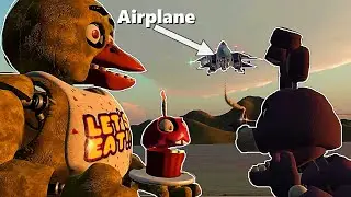 THAT'S A AIRPLANE. FNAF VRCHAT FUNNY SHORT.