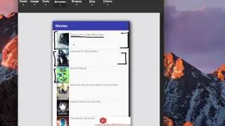 Android custom arrayadapter and showing movie list tutorial #27