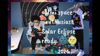 Solar Eclipse What A Sight- Space Enthusiast 4yo Reaction.