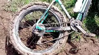 Глиняный вело ад на фэтбайке / clay bike hell fatbike