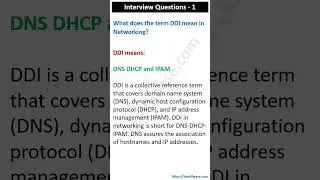 Short Interview Questions - 1 #interviewquestions #itjobs #shortquestions #networkengineer