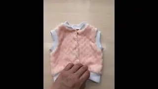 Как сшить жилет для новорожденного