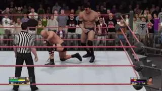 |WWE 2K16|Стоун Колд против Скалы. Пояс курящего черепа