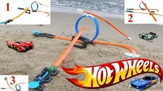 Хот Вилс с трассами и машинкой распаковка игрушки / Hot Wheels  Track Builder DGD29