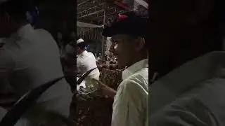 Bala Talawung Ngayah Tabuh Telu di Pura Dalem Lovina