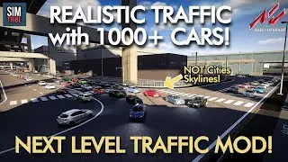 REALISTIC Traffic Mod with 1000+ Cars! Runs smooth too! | Assetto Corsa NEXT Level Traffic Mod