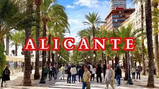 🇪🇸 Alicante City Center Walking Tour | 4K Walking Tour #alicante #spain #walkingtour |