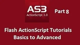 Flash Actionscript Tutorials - String variables and concatenation - 8