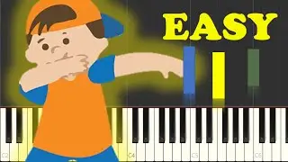 Hokey Pokey Theme Song On Piano EASY