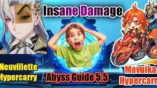 I'm Back | Mavuika and Neuvillette Hypercarry | 5.5 Spiral Abyss Guide | Tips & Tricks