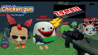Green zombie  /  chicken gun gameplay